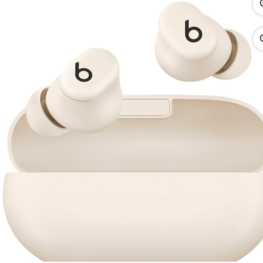 Beats by Dre Cream Earbud Headphones